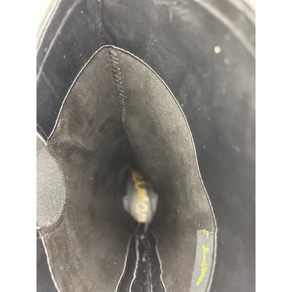 Sam Edelman Penny Black Leather Tall Back Zip Riding Boots Women 6.5M - Picture 13 of 16